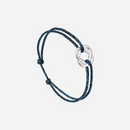 Bracelet Faveur - Bleu Marine Pailleté