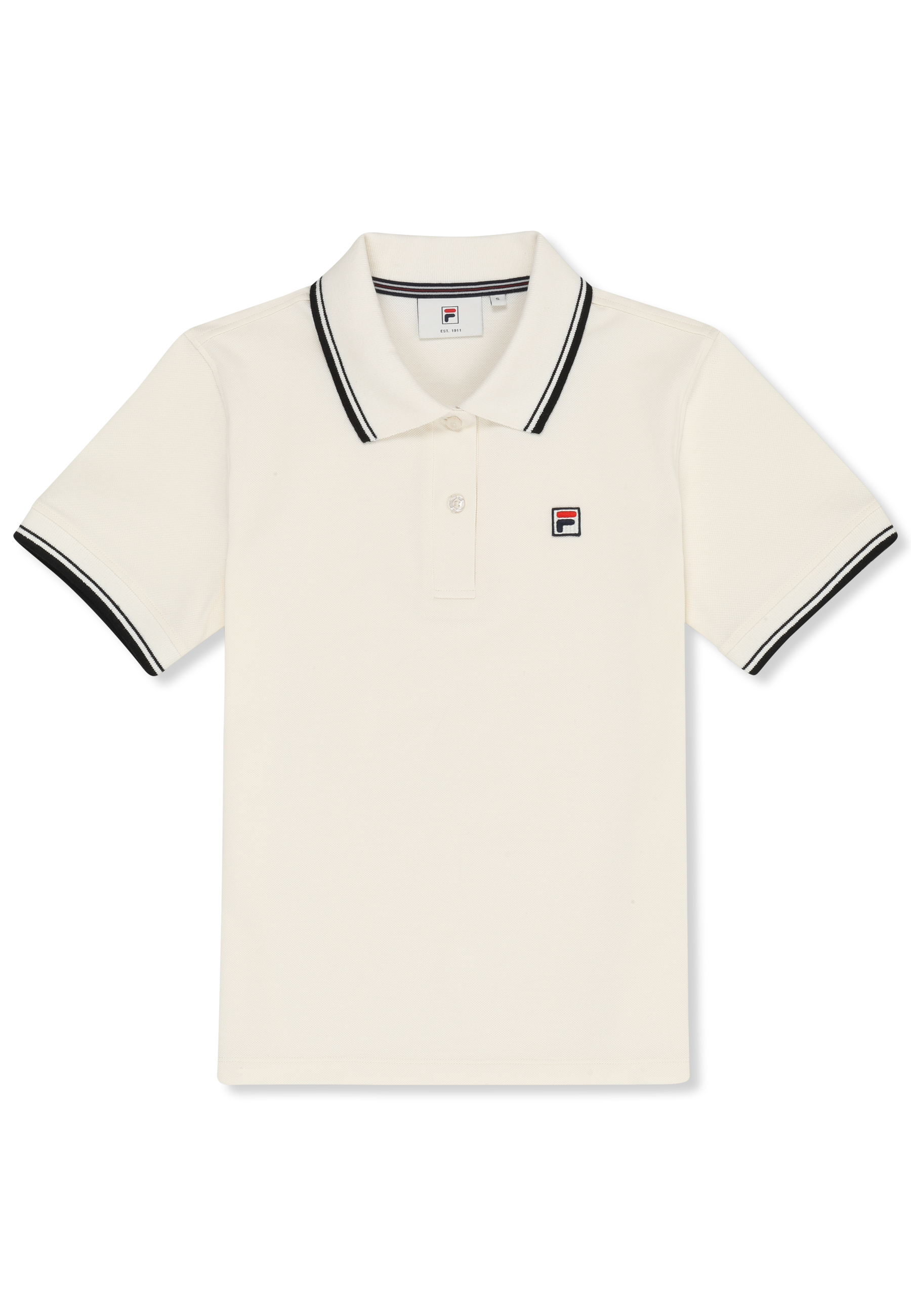 Polo À Liseré Slim - Aigrette