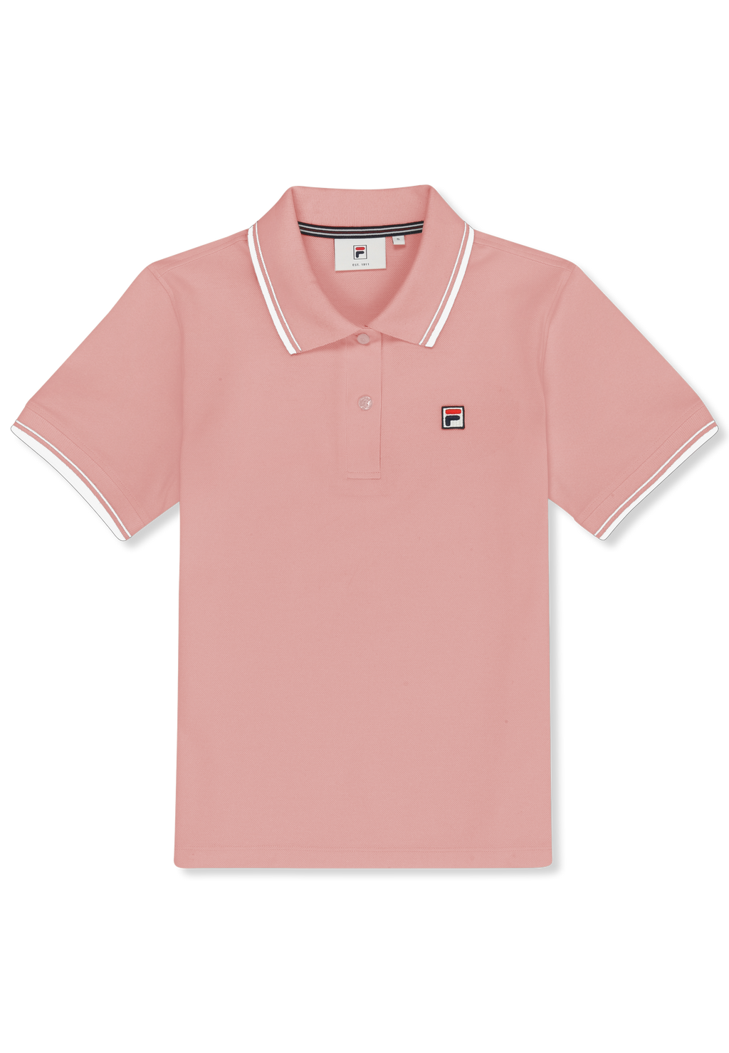 Polo À Liseré Slim - Rose Tendre