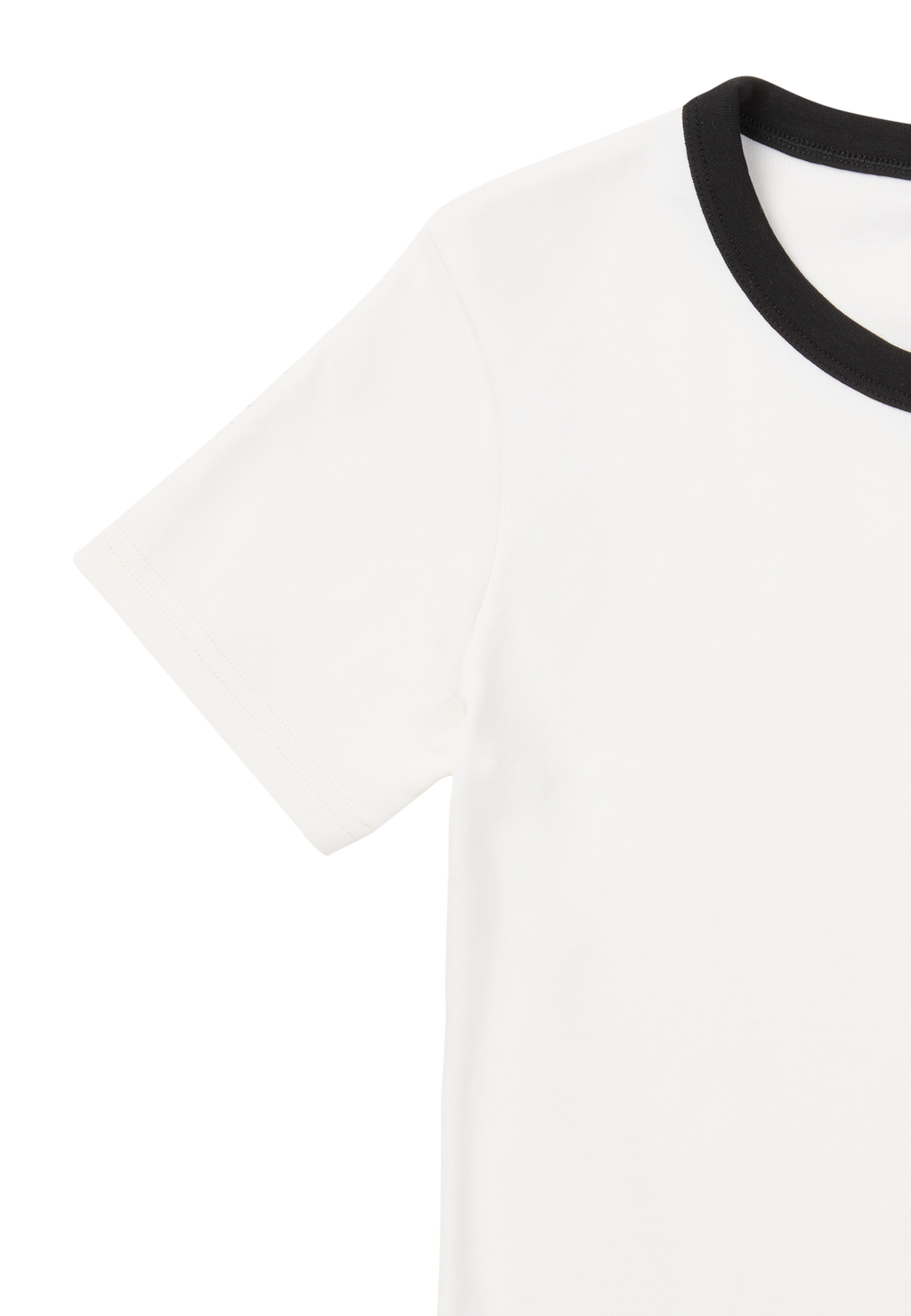T-Shirt Côtelé À Logo Slim - Aigrette