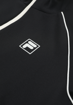 Chaqueta deportiva clásica con bandas - Negro