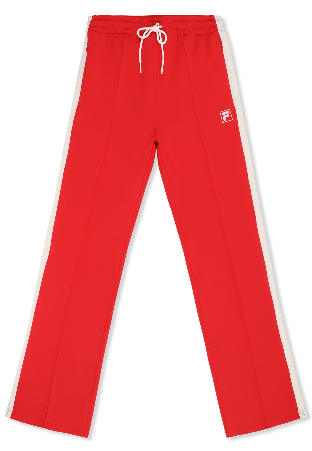 Pantalon De Survêtement À Bandes Extra-Long - Rouge Vif