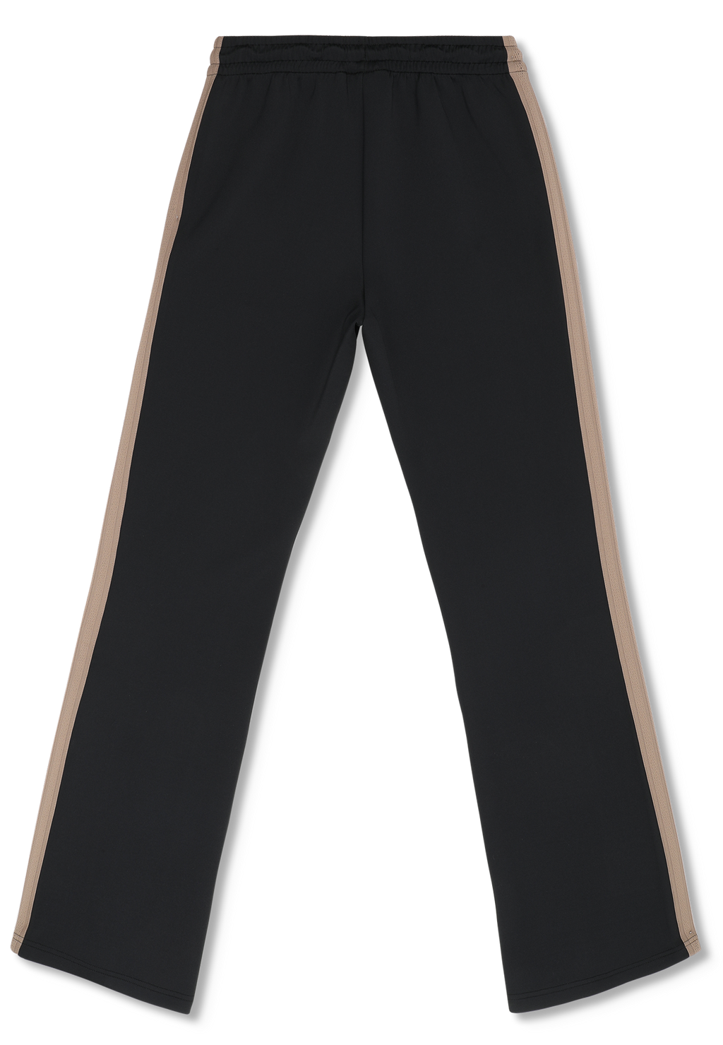 Pantalones deportivos extralargos con franjas - Negro