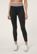 Leggings deportivos con banda Heritage - Negro