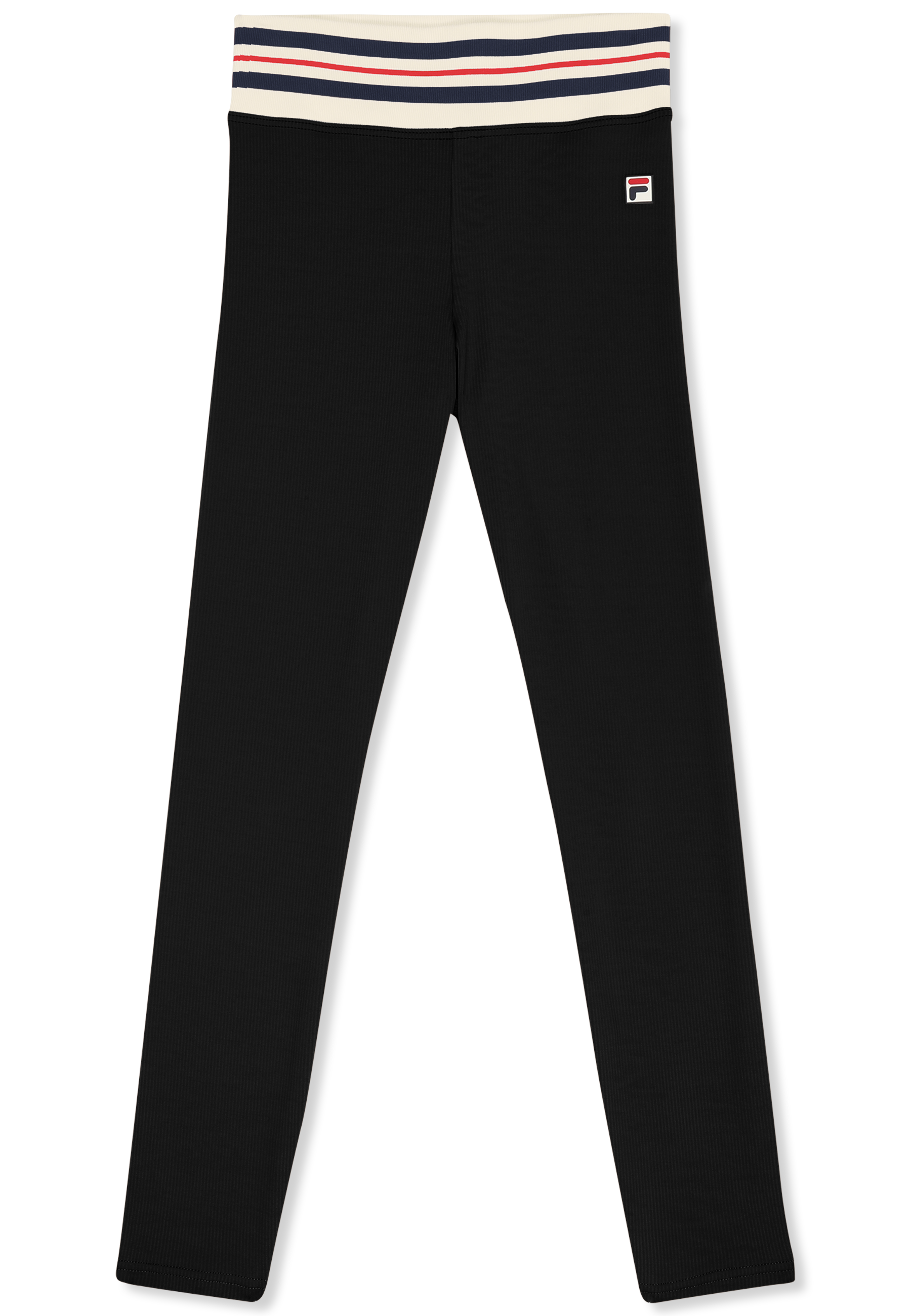 Leggings deportivos con banda Heritage - Negro