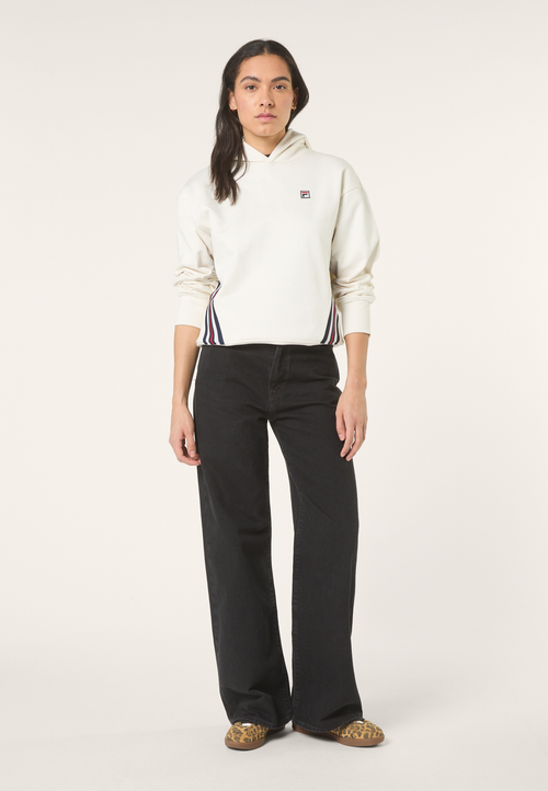 Serretta Loose Heritage Band Hoodie - Egret