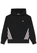 Sudadera con capucha suelta Heritage Band - Negro