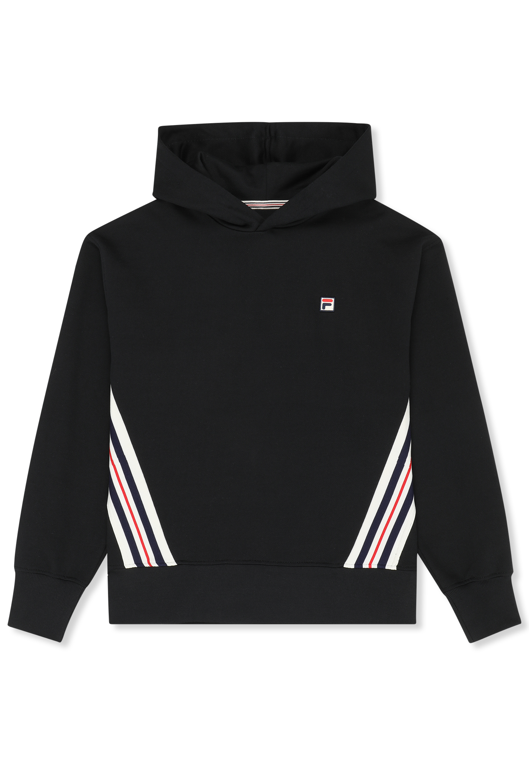 Sudadera con capucha suelta Heritage Band - Negro