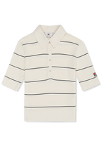 Polo En Maille Fine Slim - Aigrette