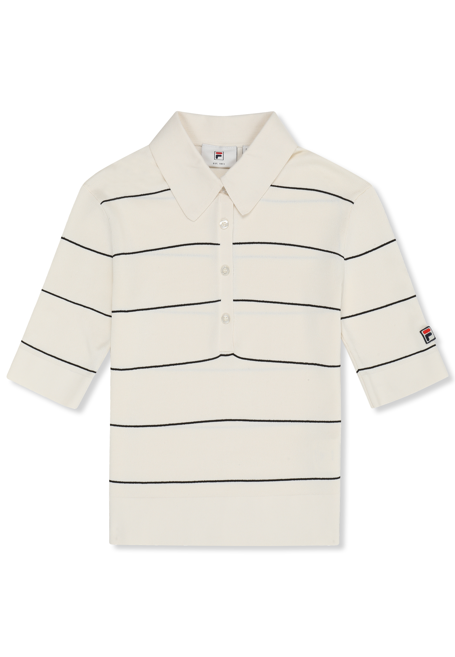 Polo En Maille Fine Slim - Aigrette