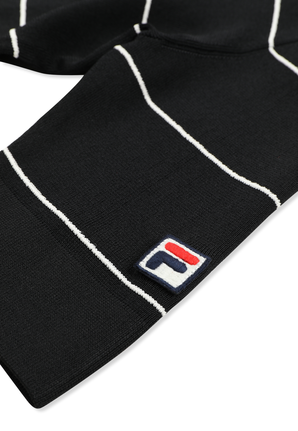 Polo slim de punto fino - Negro