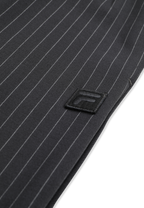 Pantalon Large À Fines Rayures - Phantom