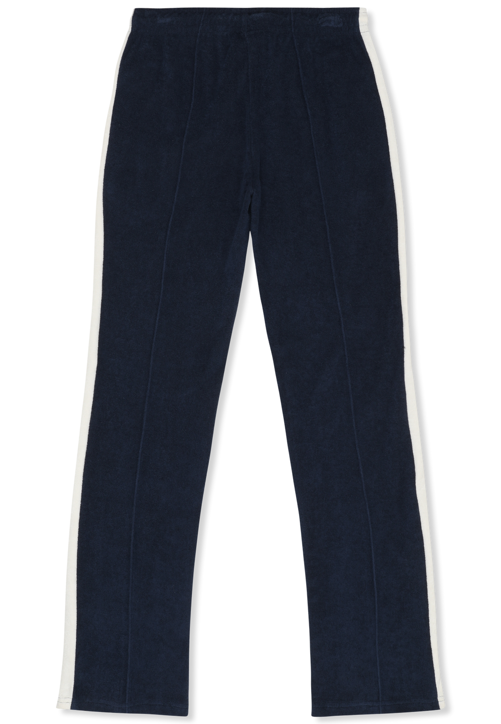 Pantalon De Survêtement Éponge À Panneau Contrastant Slim - Iris Noir-Aigrette