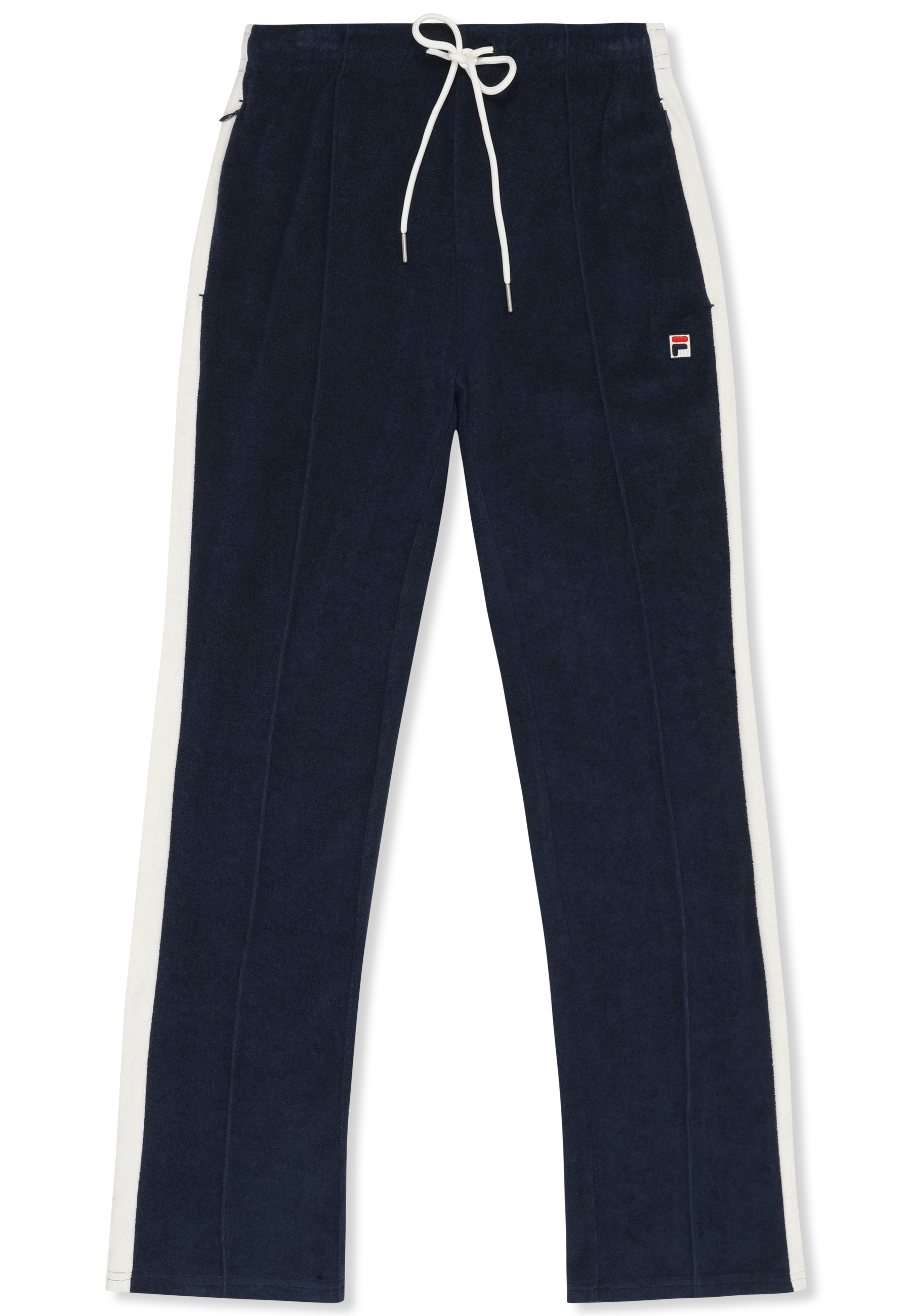 Pantalon De Survêtement Éponge À Panneau Contrastant Slim - Iris Noir-Aigrette