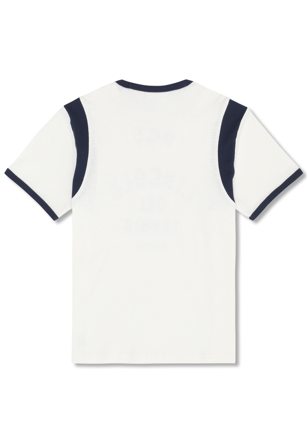 Camiseta Ringer Con Estampado Casual - Aigrette-Iris Black