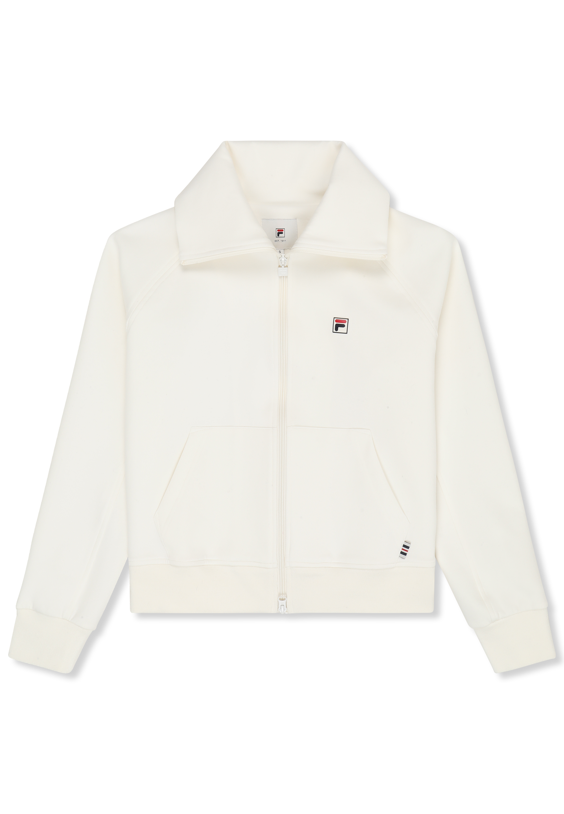 Chaqueta de buceo relajada con cuello alto - Garza