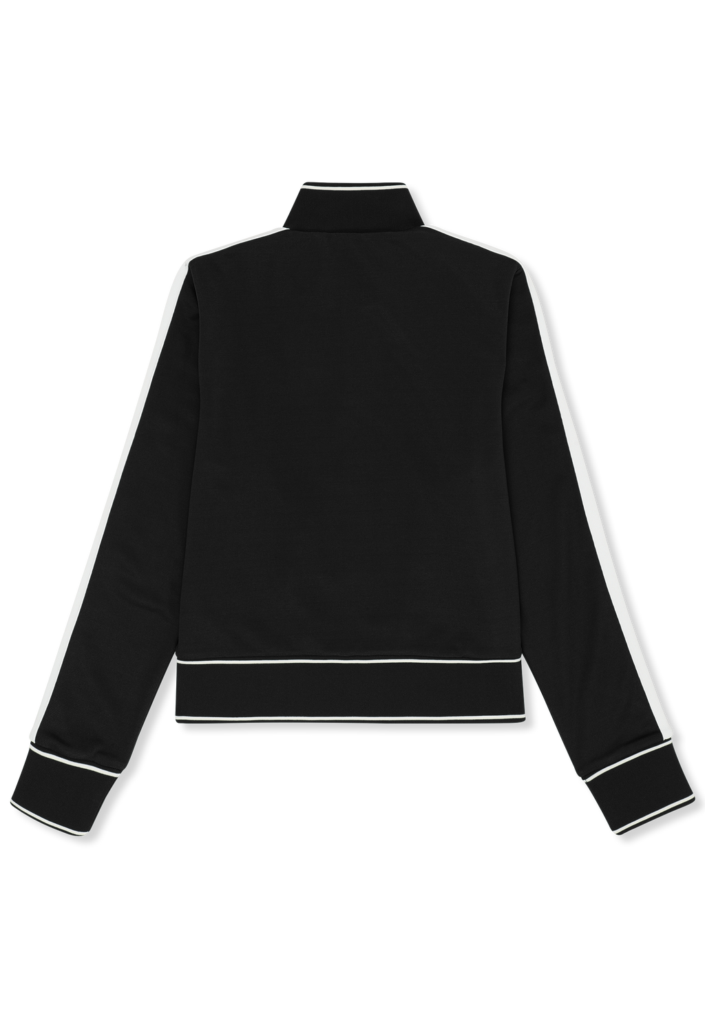 Veste De Survêtement Courte À Bandes Classique - Noir