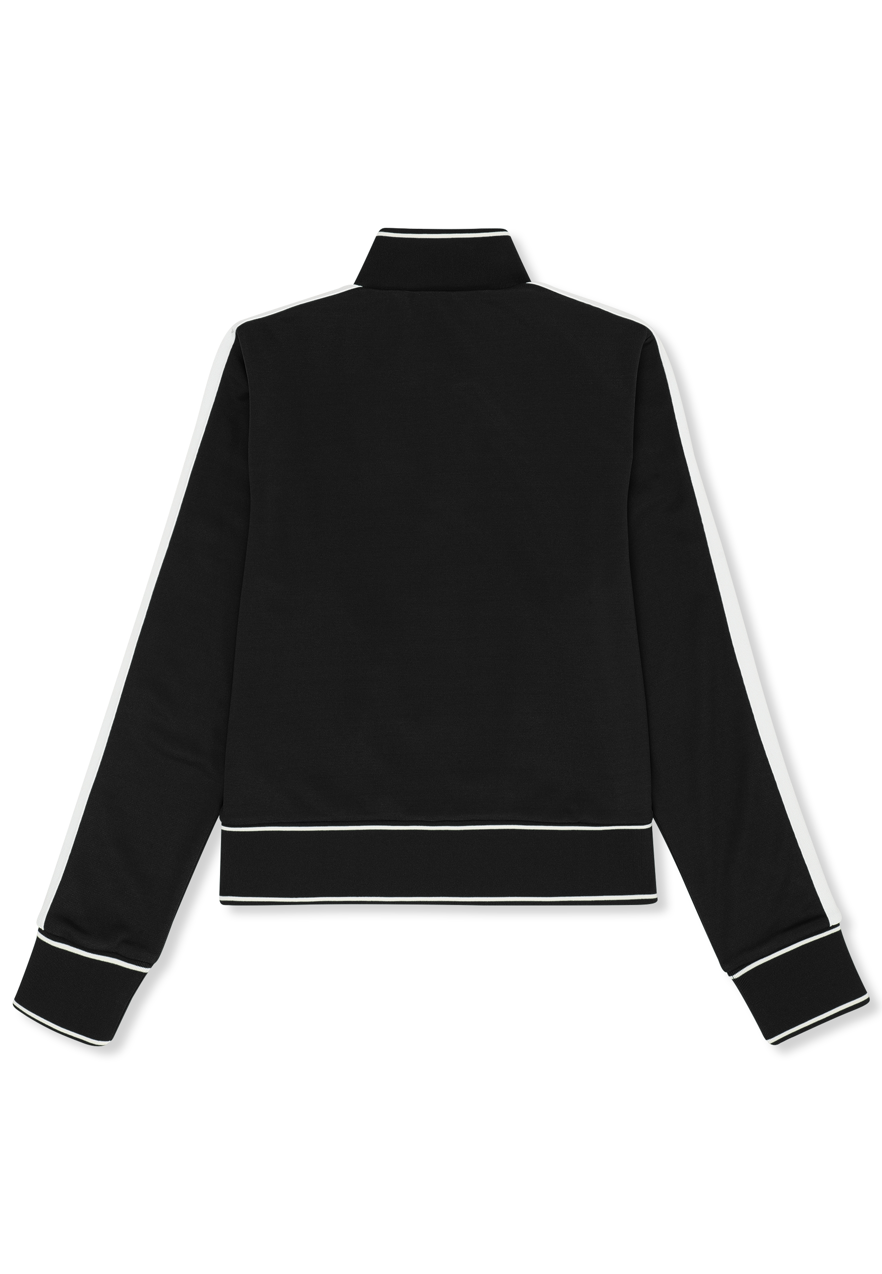Veste De Survêtement Courte À Bandes Classique - Noir