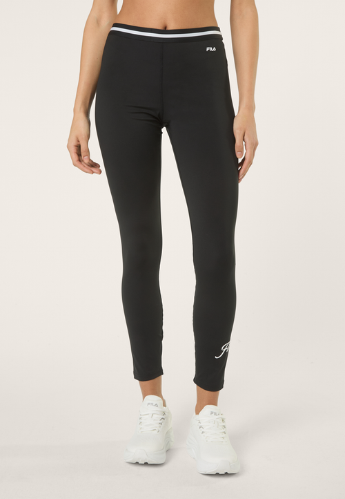 Lunata Printed Bandage Leggings - Black