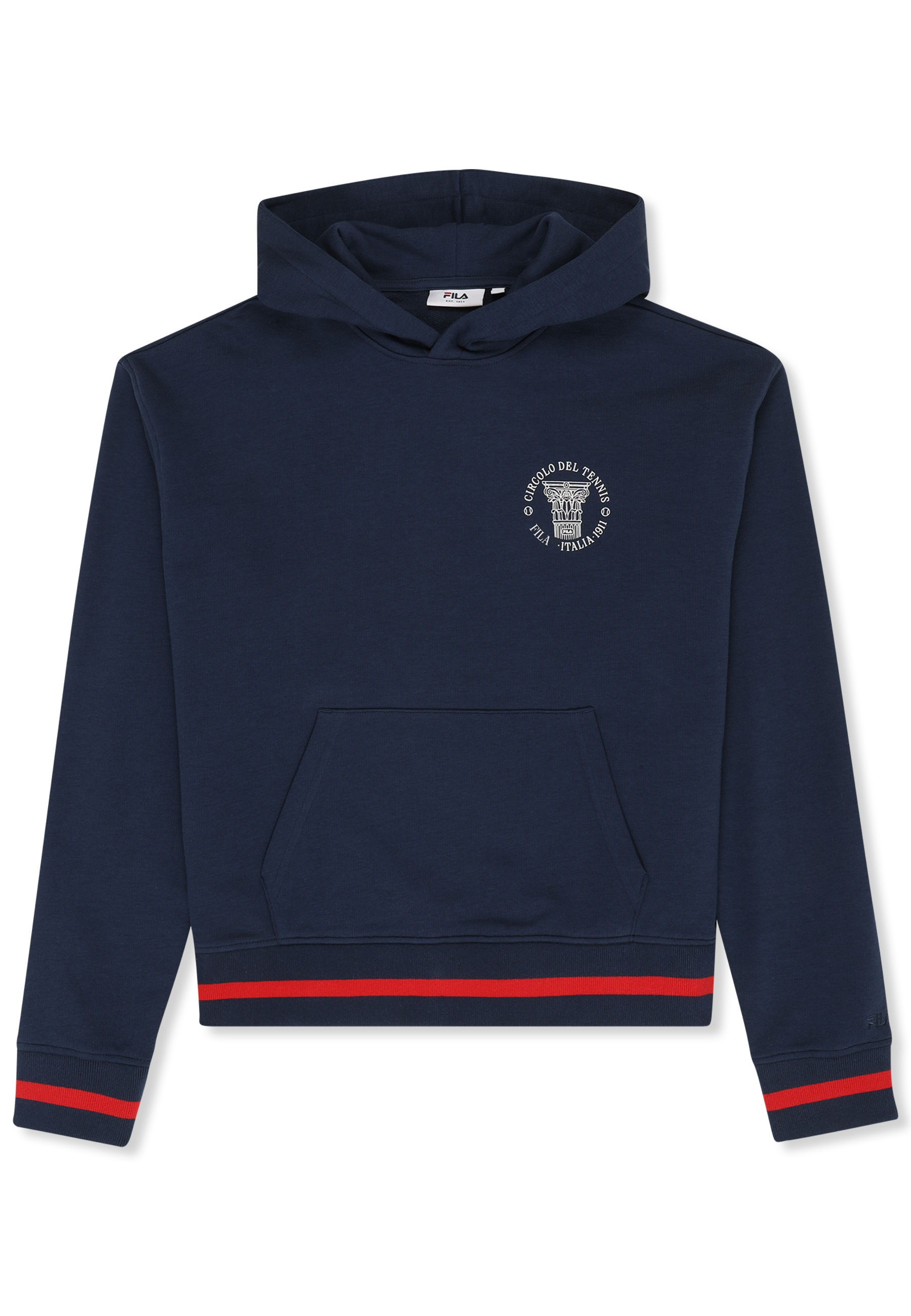 Sudadera con capucha y estampado casual - Iris Black