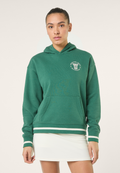 Sudadera con capucha y estampado casual - Verde ramo