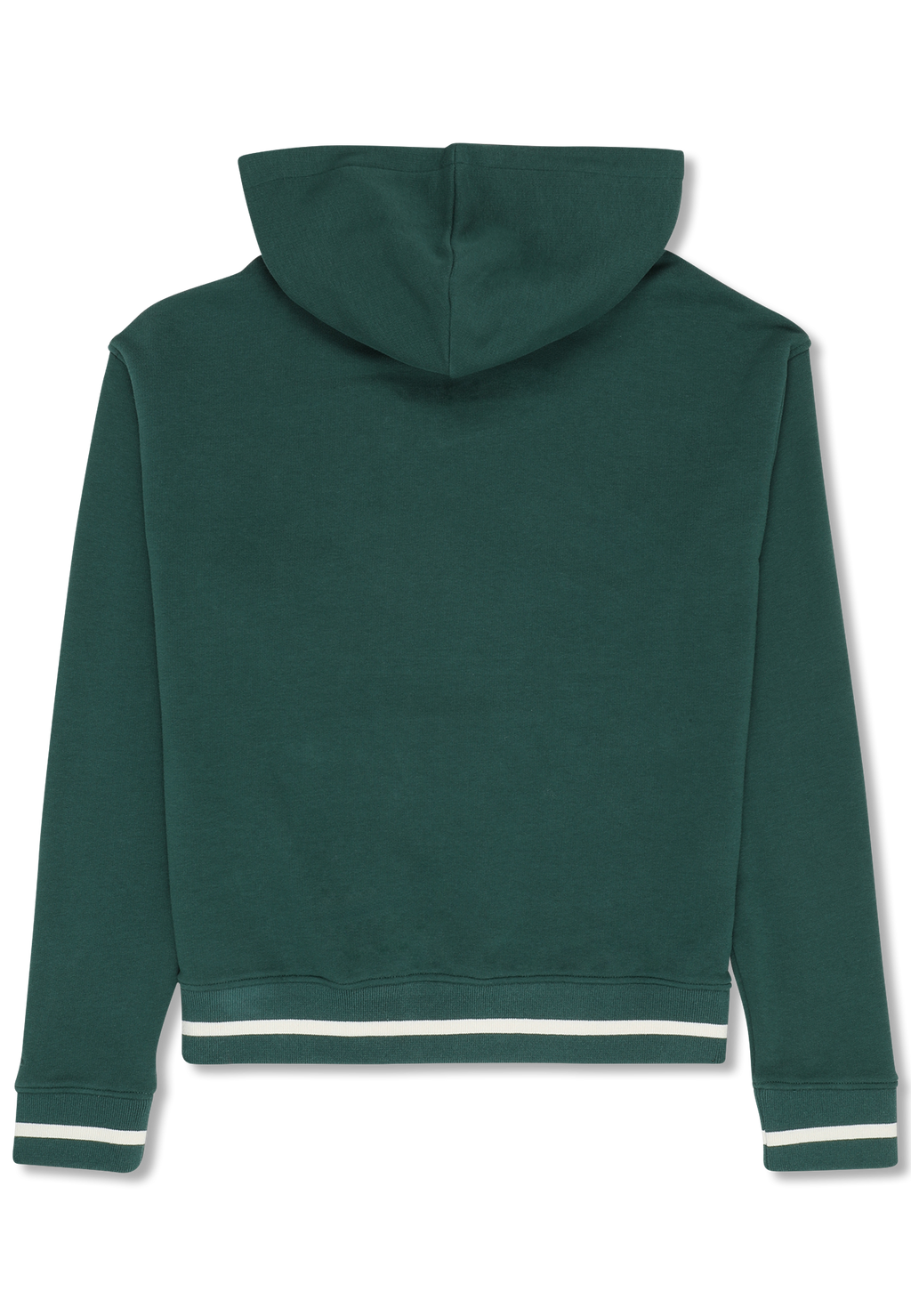 Sudadera con capucha y estampado casual - Verde ramo
