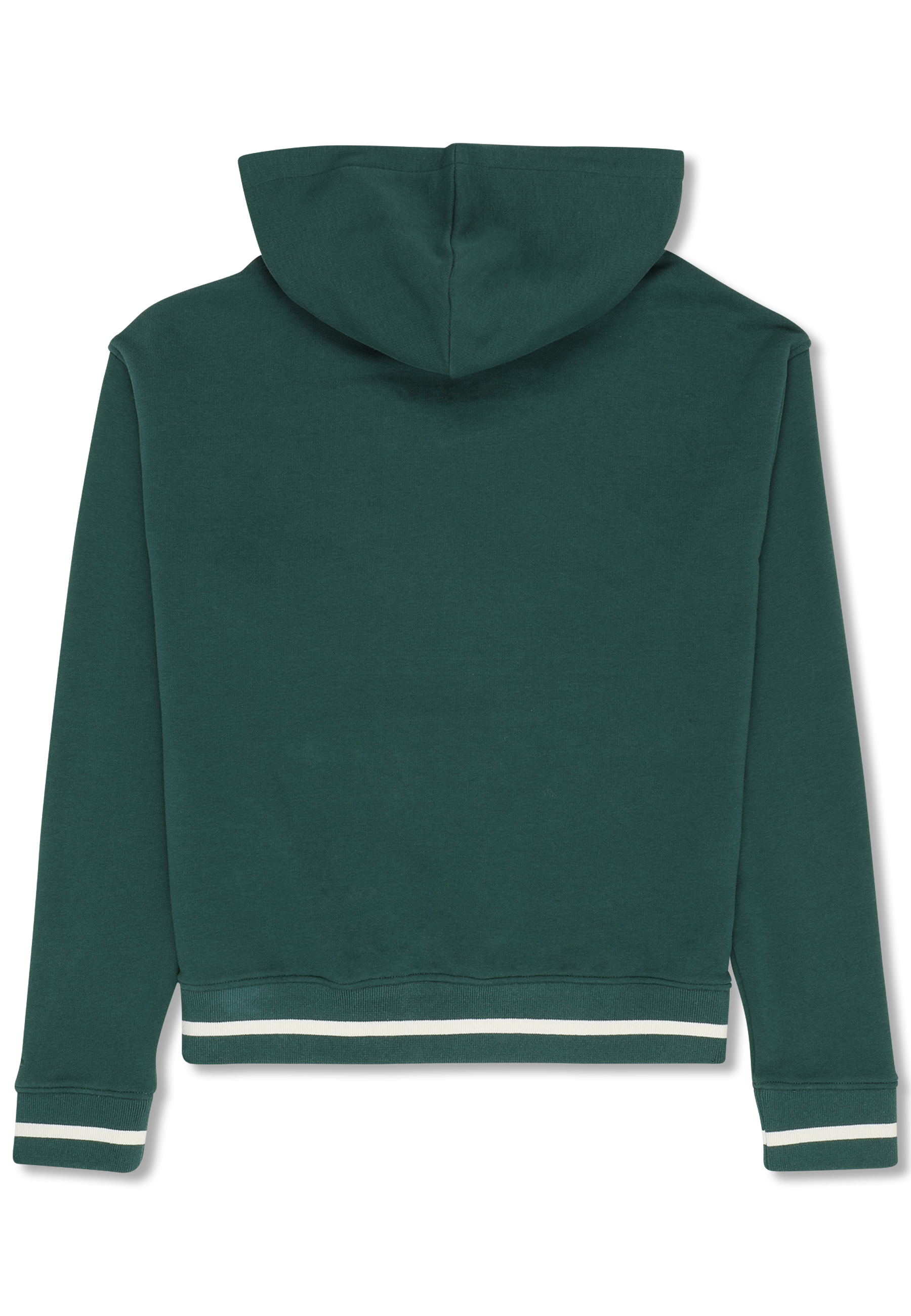 Sudadera con capucha y estampado casual - Verde ramo
