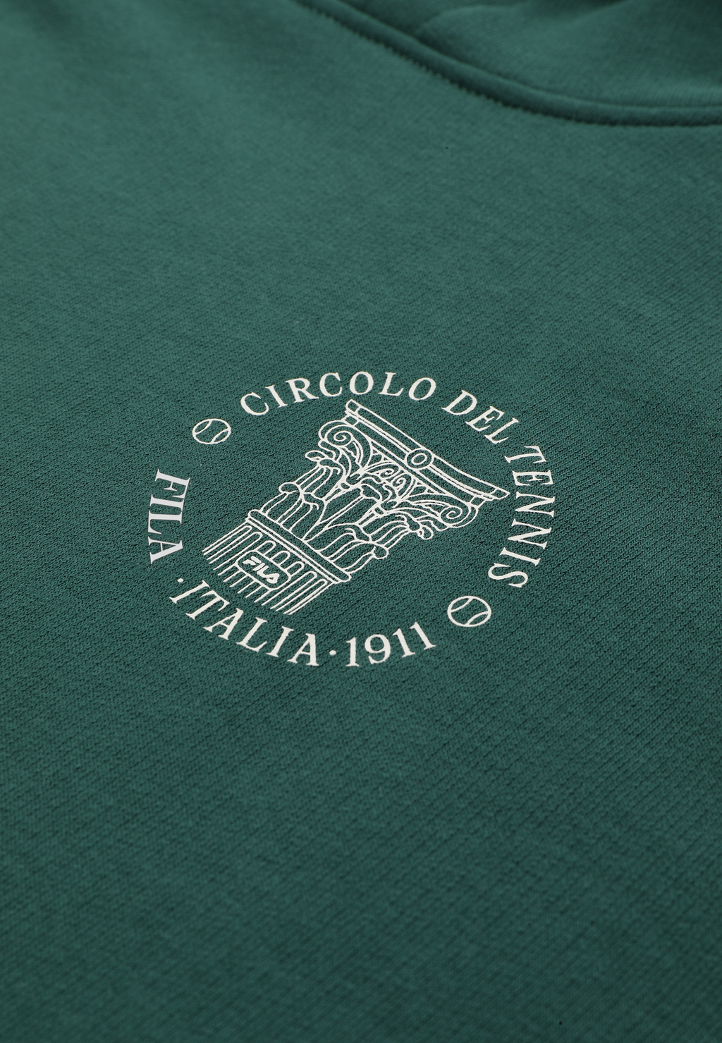 Sudadera con capucha y estampado casual - Verde ramo