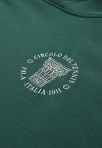 Sudadera con capucha y estampado casual - Verde ramo
