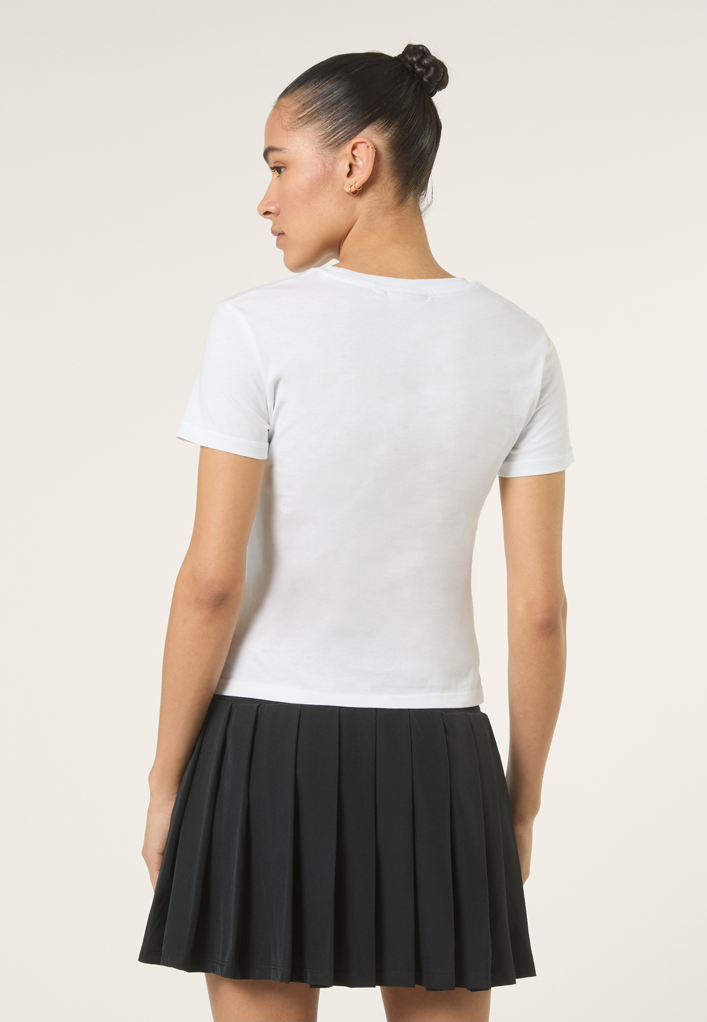 T-Shirt À Imprimé Slim - Blanc Éclatant