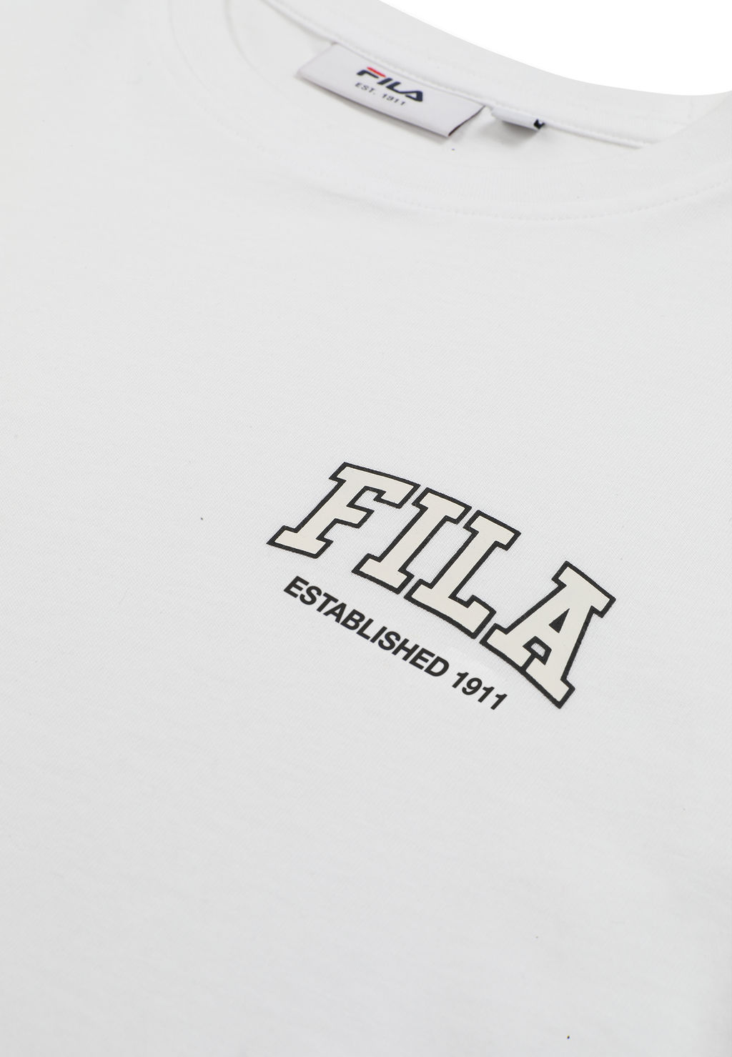 T-Shirt À Imprimé Slim - Blanc Éclatant