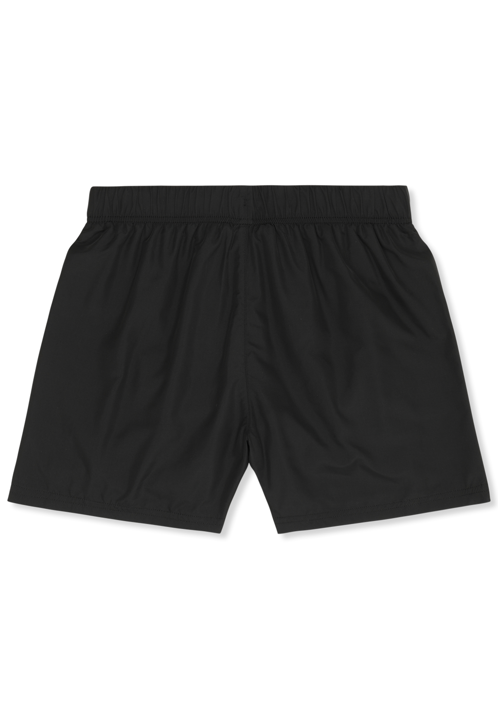 Shorts tejidos con ribetes sueltos en contraste - Negro