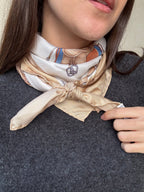 Céline Scarf – Equestrian Theme And Ribbons