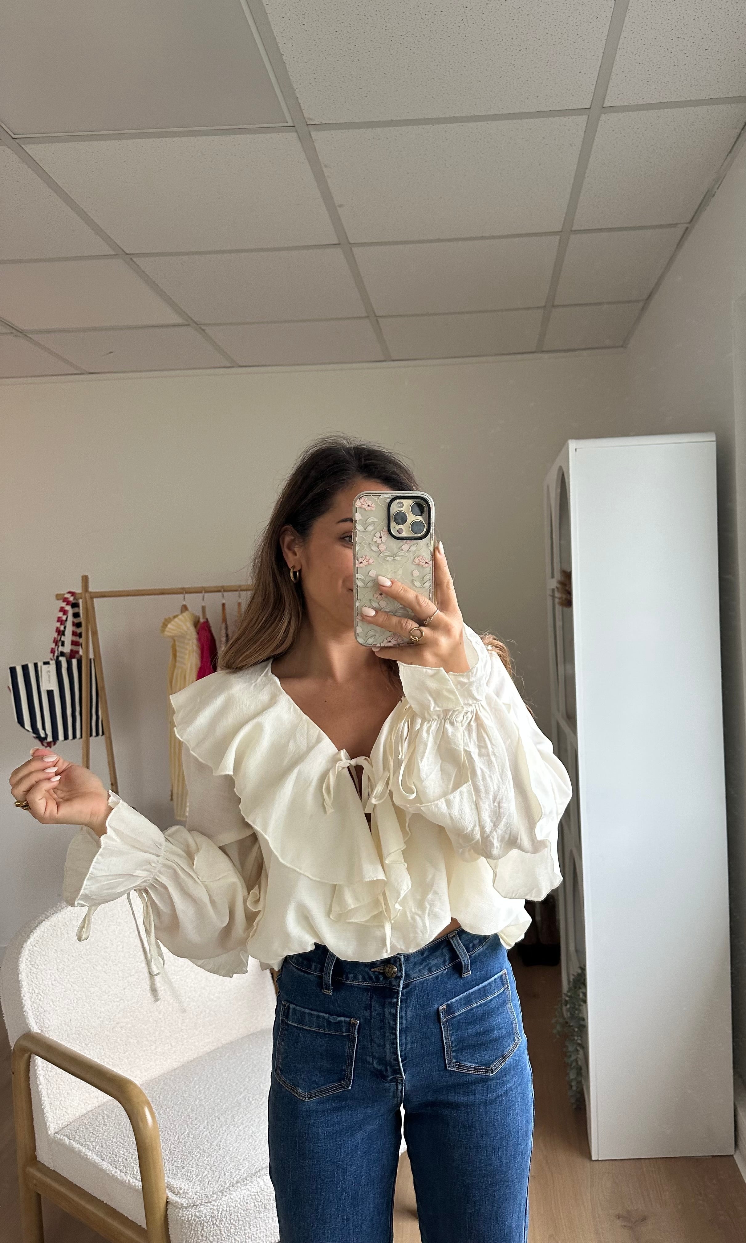 Blusa Iris Crudo