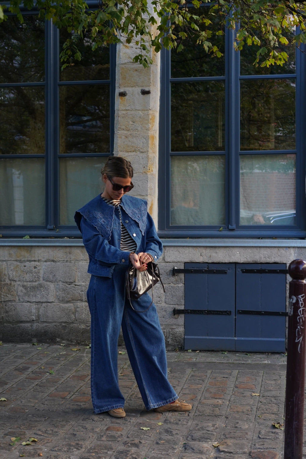 Romain Wide Jeans Blue