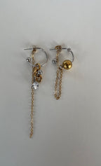 Asymmetric Piercing Earrings