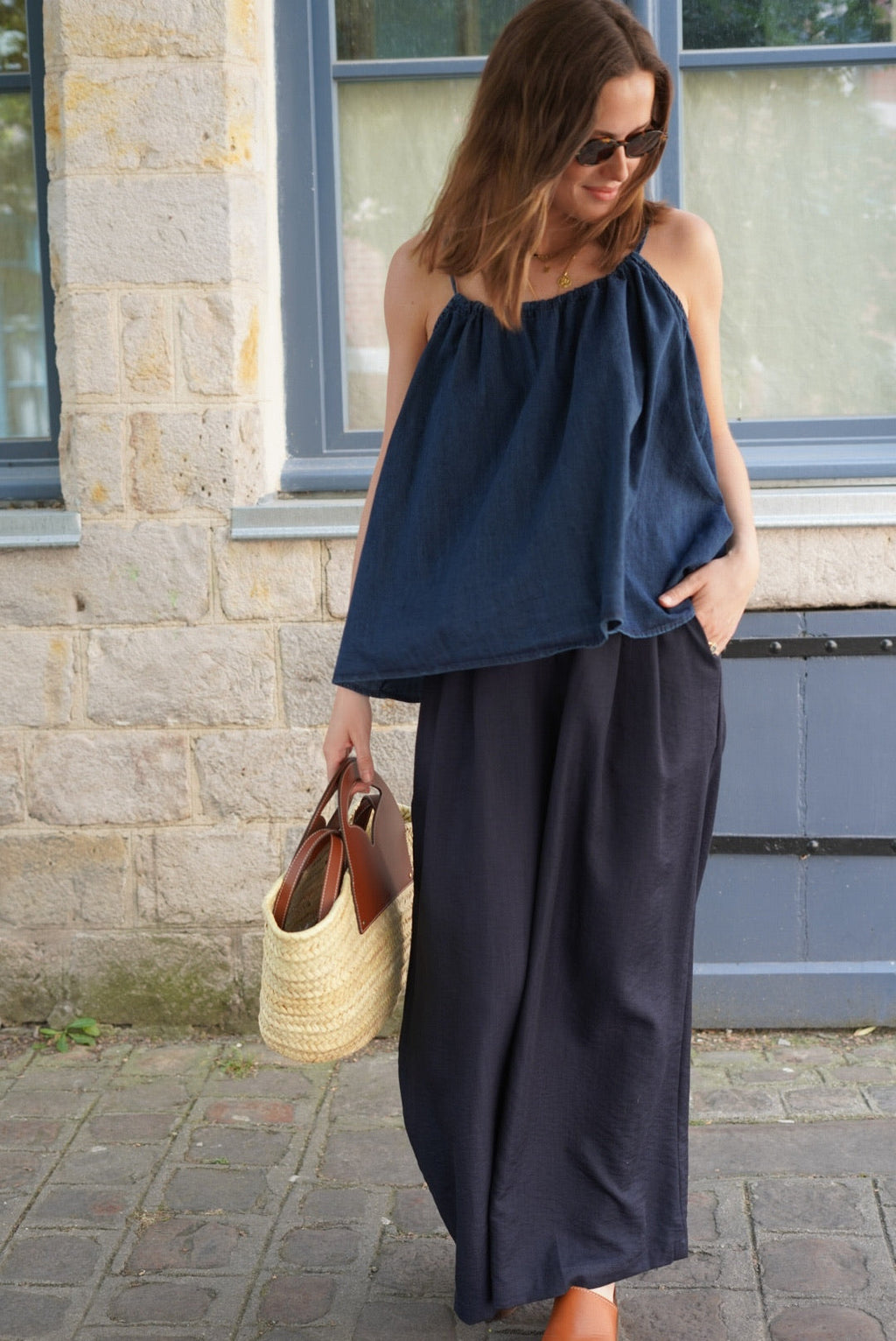 Albert Top Dark Denim