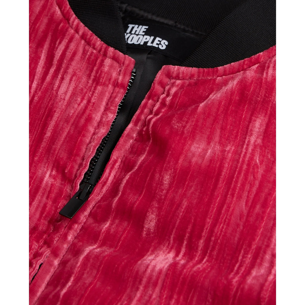 The Kooples - Bombers En Velours - Rose - Femme