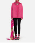 The Kooples - Chaqueta de Lana - Rosa - Mujer