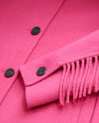 The Kooples - Chaqueta de Lana - Rosa - Mujer