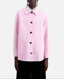 Chaqueta de lana - Rosa - Mujer