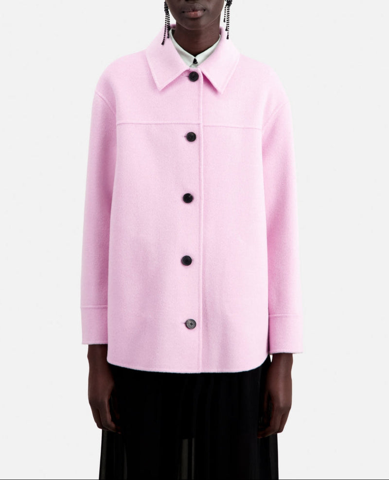 Chaqueta de lana - Rosa - Mujer
