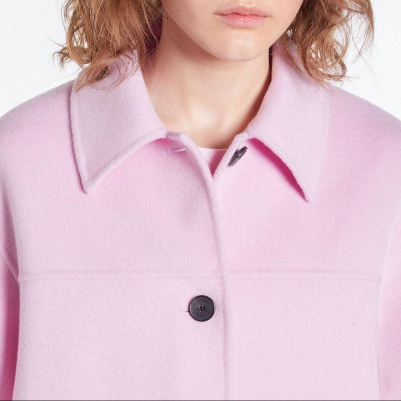 Chaqueta de lana - Rosa - Mujer