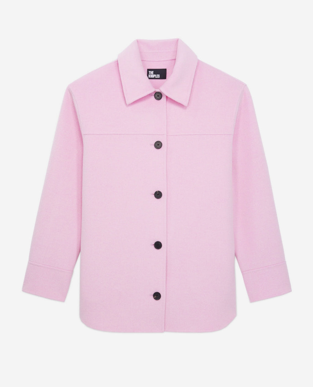 The Kooples - Cazadora Lana - Rosa - Mujer