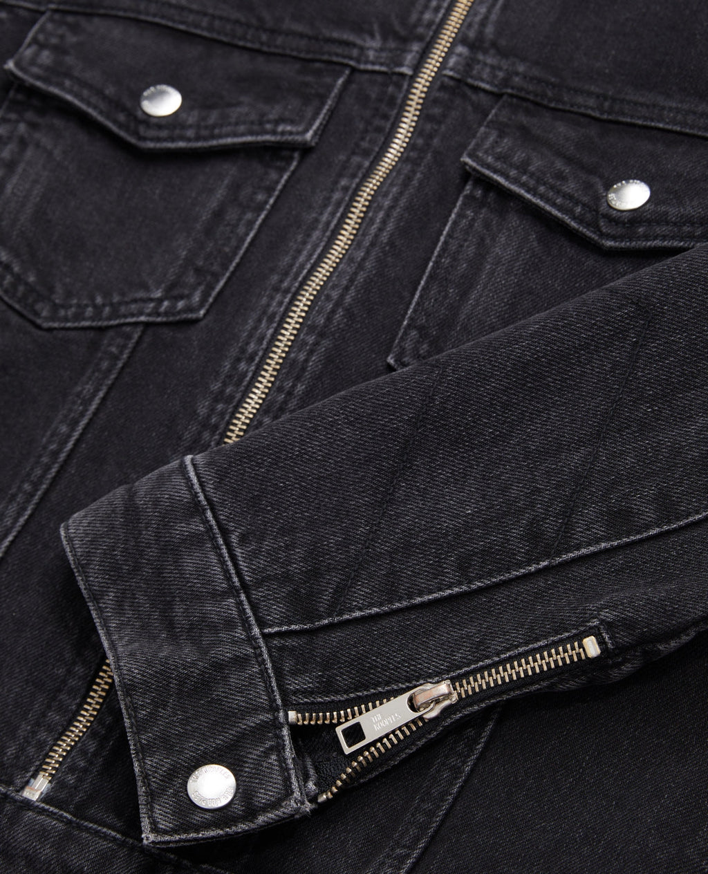 The Kooples - Chaqueta Moto Vaquera Negra - Mujer