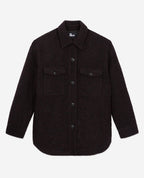 The Kooples - Camisa Exterior - Negro Jaspeado - Mujer