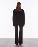 Chaqueta de lana - Negro - Mujer