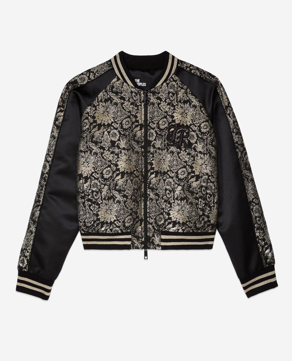 The Kooples - Two-Tone Floral Lurex Jacket