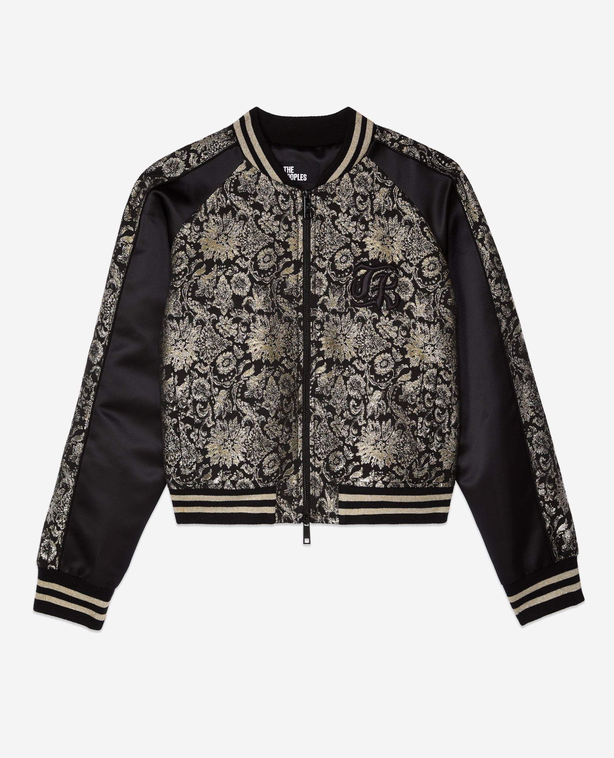 The Kooples - Two-Tone Floral Lurex Jacket