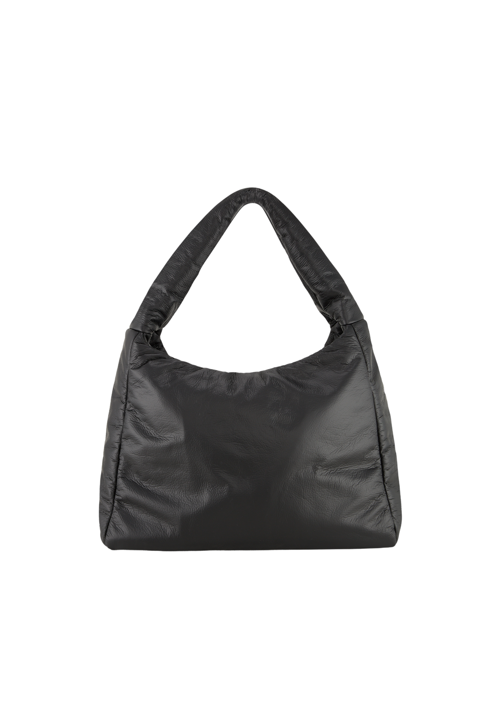Bolso tote acolchado oversize - Negro